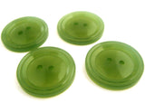 B11025 22mm Dusky Spring Green Gloss Polyester 2 Hole Button