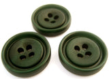 B14055 23mm Holly Green Soft Sheen Chunky 4 Hole Button