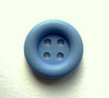 B17293L 15mm Pale Dusky Blue 4 Hole Button