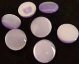B8482 14mm Lilac Pearlised Polyester Shank Button