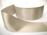 R3634 35mm Silver Grey Double Face Satin Ribbon by Berisfords