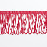 FT048 15cm Red Looped Dress Fringe