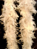 Feather Boa Natural Approx 2 metres Long