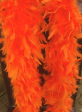 Feather Boa Orange Approx 2 metres Long