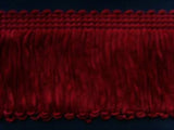 FT838 5cm Deep Russet Red Dense Looped Dress Fringe