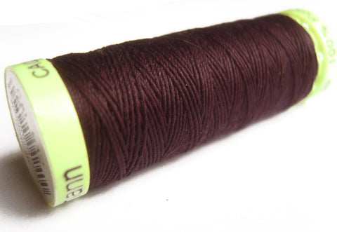 GT 512 Top Stitch Dark Aubergine Gutermann Strong Polyester Sewing Thread