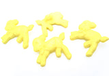 B18056 19mm Lemon Lamb Shaped Novelty Childrens Shank Button