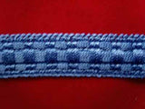 FT619 17mm Dusky Blue Braid Trimming - Ribbonmoon