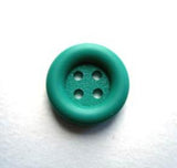 B17318 15mm Light Jade Green Matt Centre 2 Hole Button - Ribbonmoon