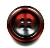 B16108 18mm Tonal Chestnut Brown Pearlised Polyester 4 Hole Button - Ribbonmoon