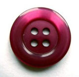 B16840 20mm Tonal Plum Wine Pearlised Polyester 4 Hole Button - Ribbonmoon