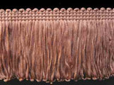 FT1430 55mm Deep Dusky Pink Dense Looped Dress Fringe - Ribbonmoon