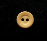 B17933 12mm Dull Sand Bone Sheen 2 Hole Button - Ribbonmoon