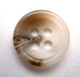 B9829 17mm Naturals and Browns Aaran 4 Hole Button - Ribbonmoon