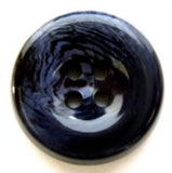 B7936 20mm Navy and Blue High Gloss Chunky 4 Hole Button - Ribbonmoon