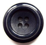 B15692 23mm Navy Chunky Matt Centre 4 Hole Button - Ribbonmoon