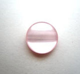 B16215 12mm Baby Pink Pearlised Polyester Shank Button