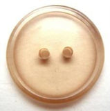 B5253 23mm Beige Tinted Clear 2 Hole Button - Ribbonmoon