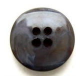 B6008 19mm Tonal Moonlight Blues and Brown High Gloss 4 Hole Button - Ribbonmoon