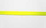 R4004 7mm Fluorescent Yellow Double Faced Satin Ribbon by Berisfords