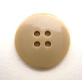 B10853 18mm Beige Glossy 4 Hole Button - Ribbonmoon
