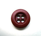 B16390 14mm Misty Wine Soft Sheen 4 Hole Button - Ribbonmoon
