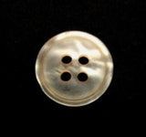 B11302 15mm Pearlised Honey Gold Tinted Shimmery 4 Hole Button - Ribbonmoon