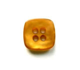 B17447 14mm Tonal Burnt Amber Shimmery 4 Hole Button