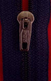 Z2687 YKK 13cm Deep Navy Pin Lock No.2 Closed End Zip - Ribbonmoon