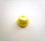 B14226 8mm Metallic Lemon Glass Effect Half Ball Shank Button - Ribbonmoon