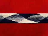 FT1533 25mm Navy and Ivory Soft Braid - Ribbonmoon