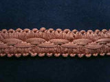 FT1124 15mm Dull Dusky Pink Braid Trimming - Ribbonmoon