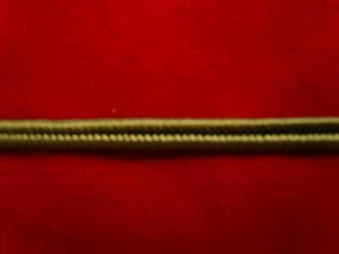 RUSSBRAID07 3mm Deep Khaki Green Russia Braid - Ribbonmoon