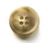 B17532 19mm Tonal Pale Greys Bone Sheen 4 Hole Button - Ribbonmoon