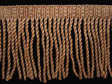 FT794 5cm Dusky Peach Thin Bullion Fringe - Ribbonmoon