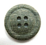 B16302 20mm Smoked Green Grey Matt Stone Effect 4 Hole Button - Ribbonmoon