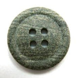 B16302 20mm Smoked Green Grey Matt Stone Effect 4 Hole Button - Ribbonmoon