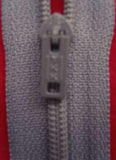 Z2343 YKK 18cm Slate Grey Pin Lock No.3 Closed End Zip - Ribbonmoon