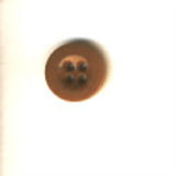 B17494 14mm Fawn Brown Gloss 4 Hole Button - Ribbonmoon