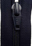 Z3166 YKK 18cm Deep Navy Nylon No.5 Closed End Zip - Ribbonmoon