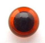 TM35 21mm Orange Eye for Teddy Bear, Toymaking Etc