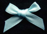 RB309 Pale Turquoise Blue 7mm Satin Ribbon Bow