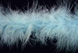 MARAB6 Sky Blue Marabou String (Swansdown) Turkey Feather - Ribbonmoon