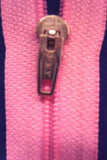 Z2047 YKK 18cm Deep Pink Pin Lock No.2 Closed End Zip - Ribbonmoon