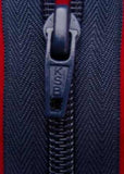 Z1252 46cm Navy Nylon No.5 Open End Zip - Ribbonmoon