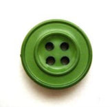 B8612 16mm Dusky Meadow Green Gloss 4 Hole Button - Ribbonmoon