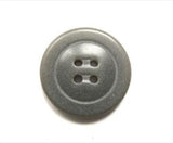 B15536 18mm Mid Grey Bone Sheen 4 Hole Button - Ribbonmoon