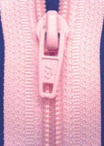 Z2228 30cm Baby Pink Nylon No.5 Open End Zip - Ribbonmoon