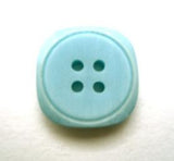 B9315 16mm Turquoise Matt 4 hole Button - Ribbonmoon