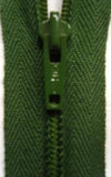 Z3437 Optilon 56cm Deep Leaf Green Nylon No.3 Closed End Zip - Ribbonmoon
